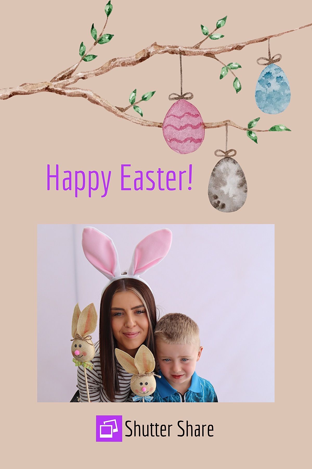 Markets photo booth template print