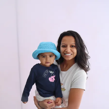 Candid photo booth shot at the markets