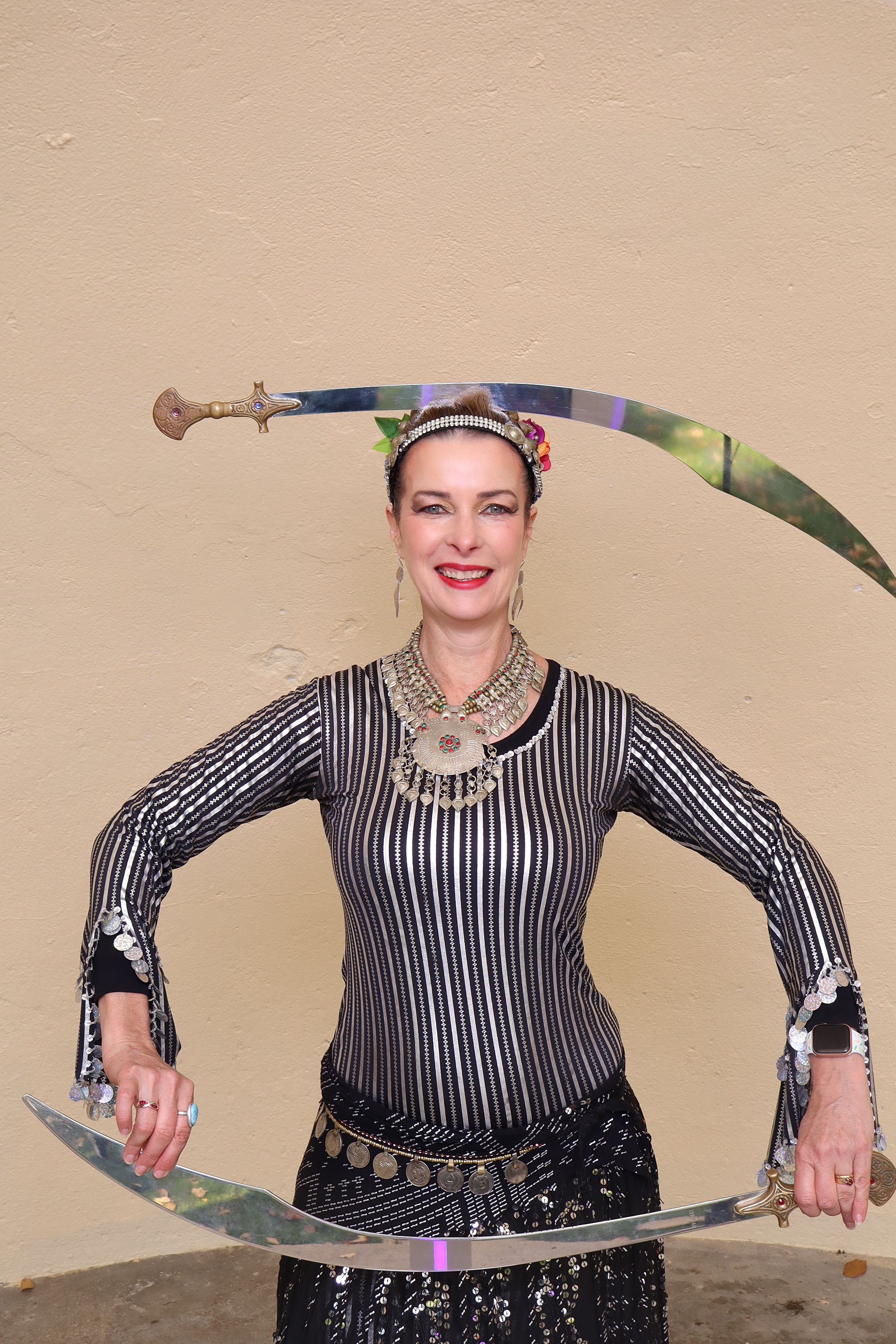 Guests at the Queanbeyan Multicultural Festival photo booth
