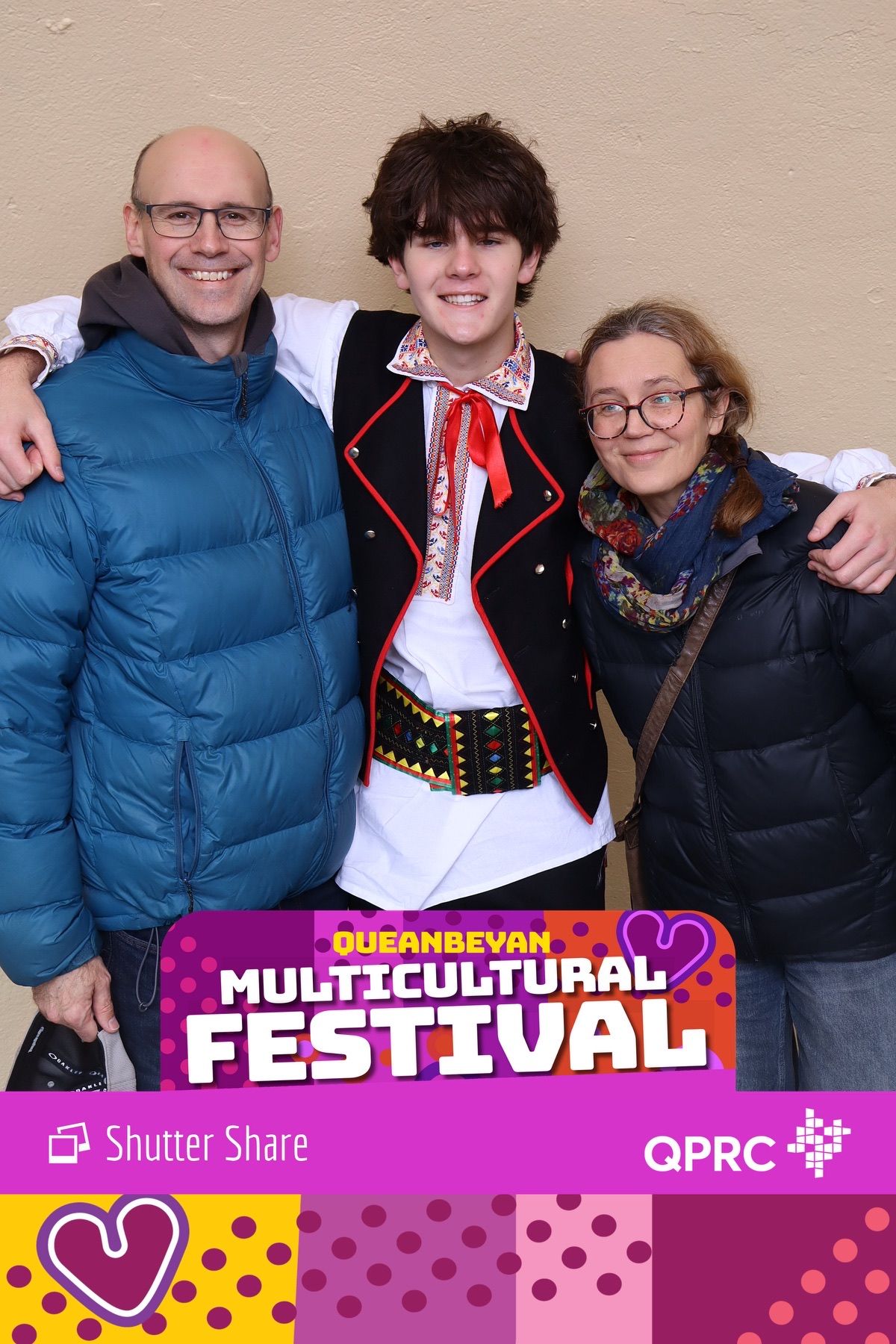 Festival photo booth template print
