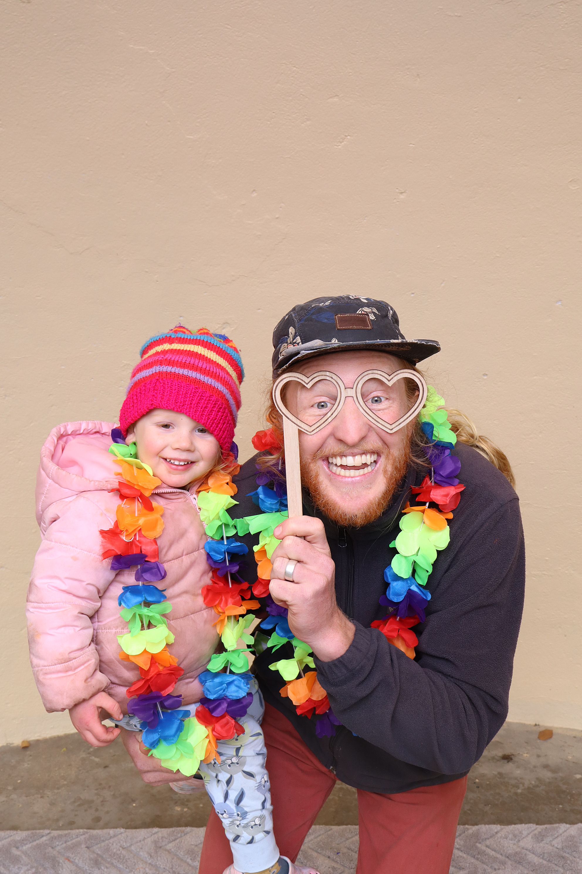 Candid photo booth shot at the Multicultural Festival