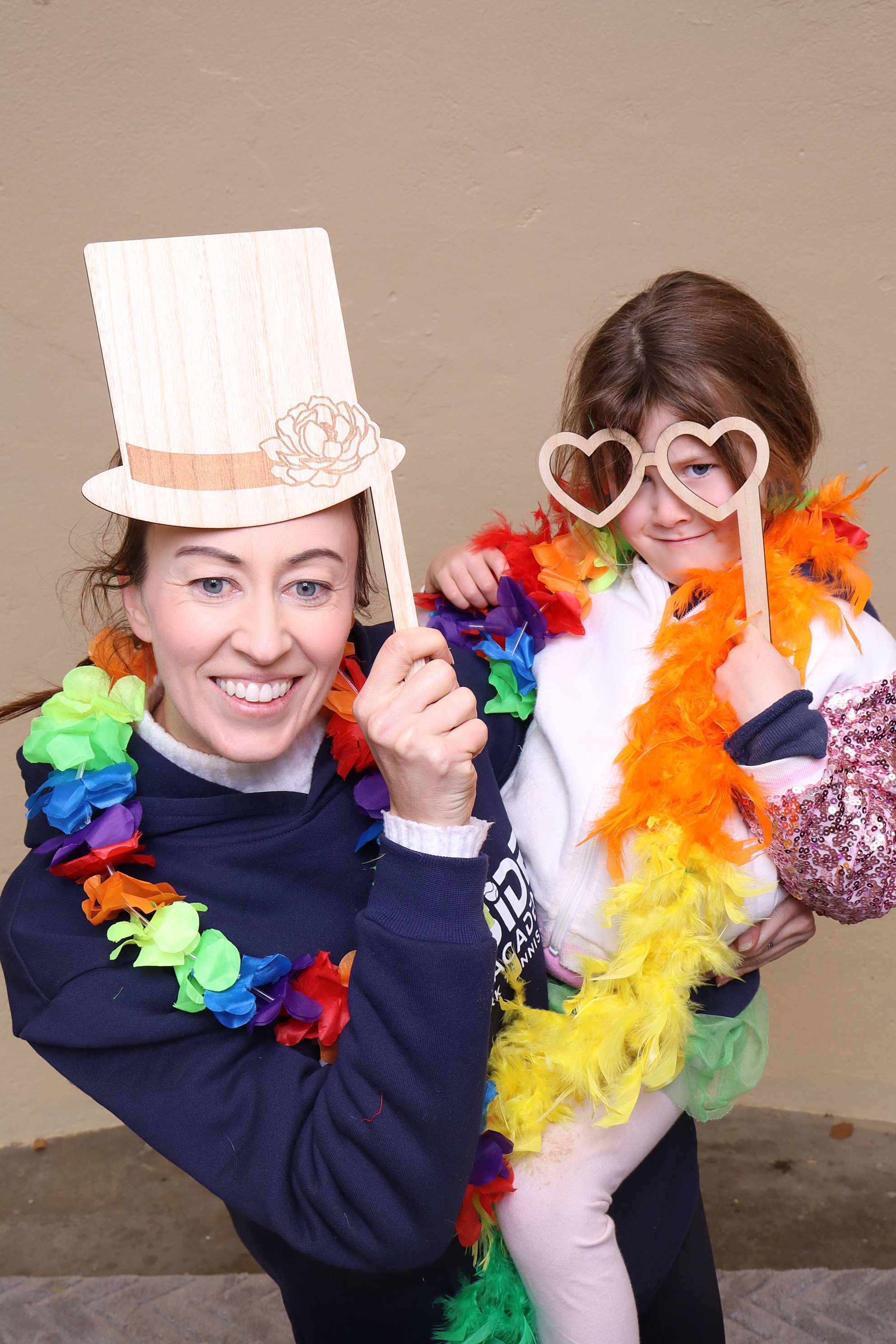 Smiles at the Queanbeyan Multicultural Festival photo booth