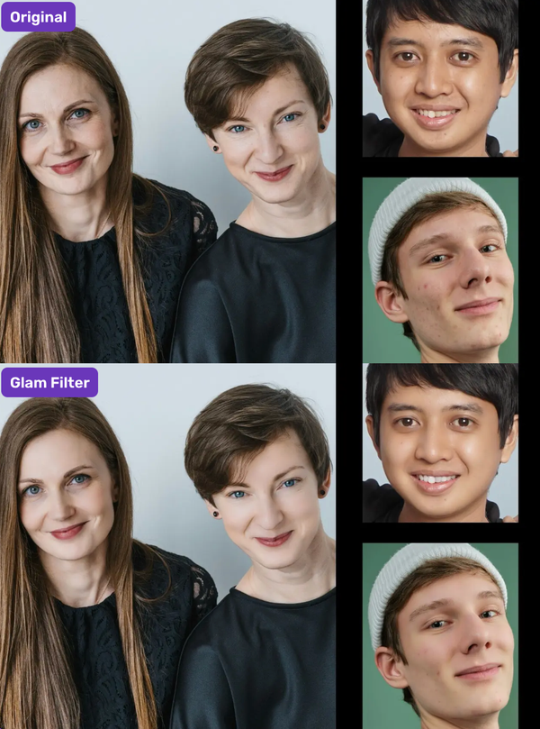 AI Glam Filter