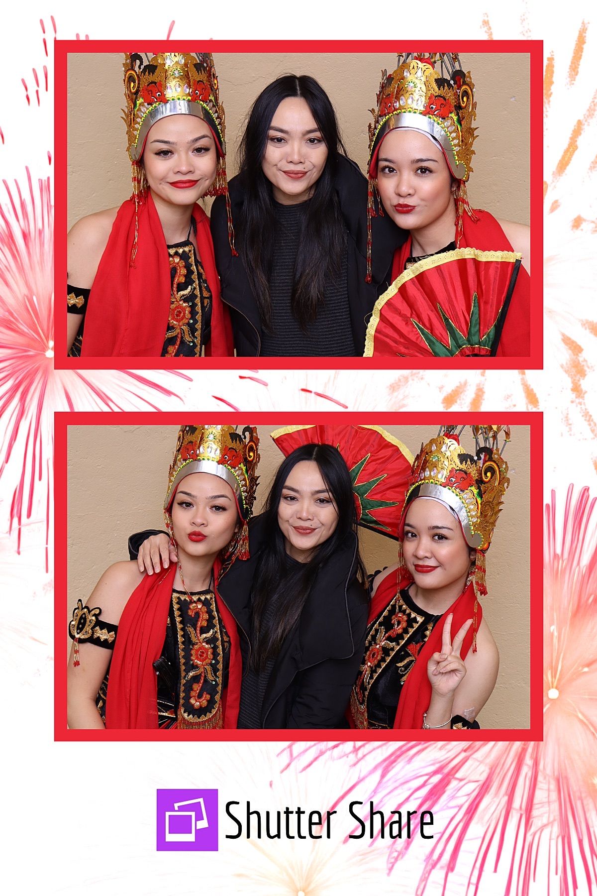 Photo booth template print from the Multicultural Festival