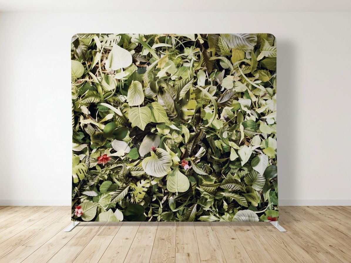 Fabric Backdrop — Leafy