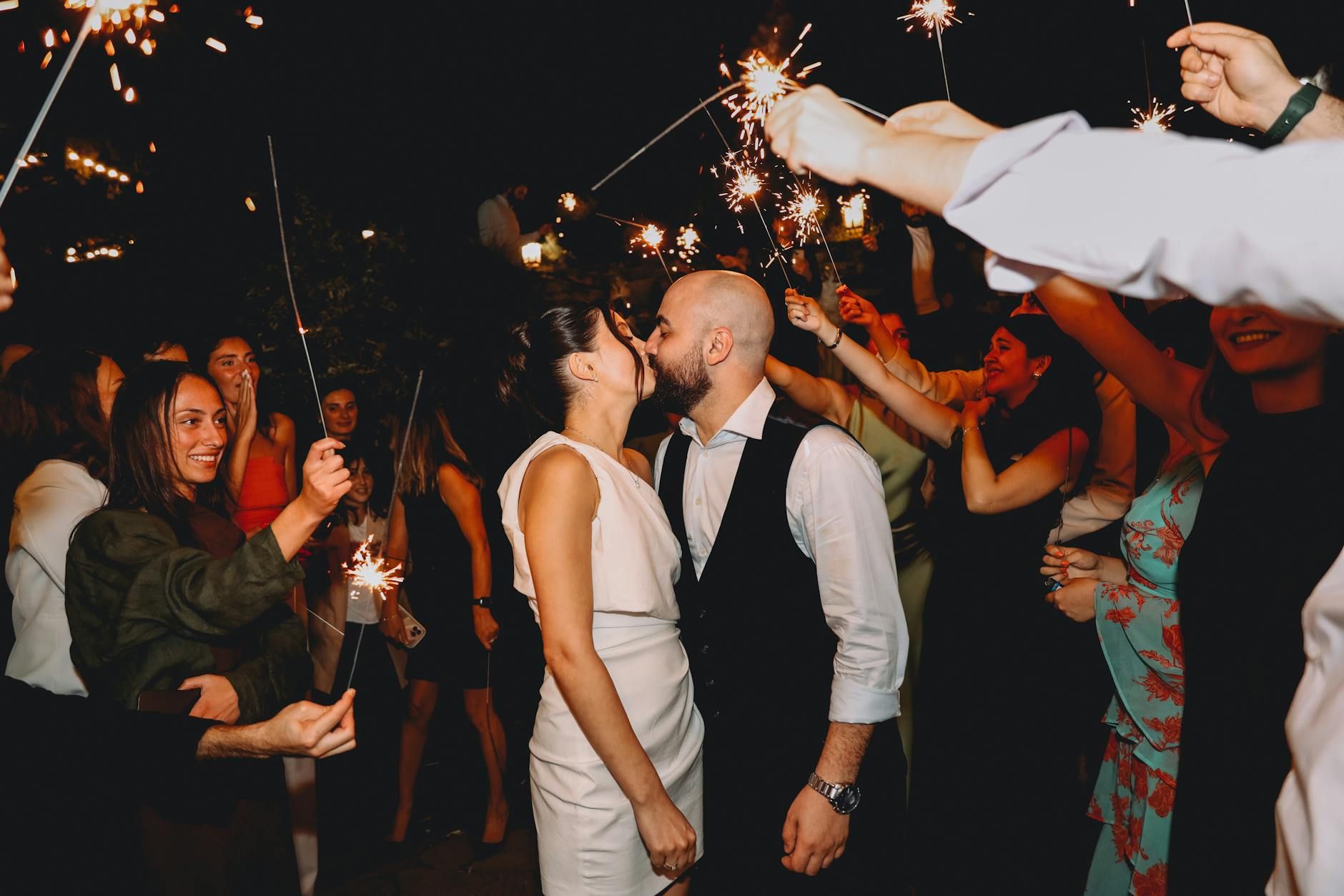 Photo booth at a Wedding